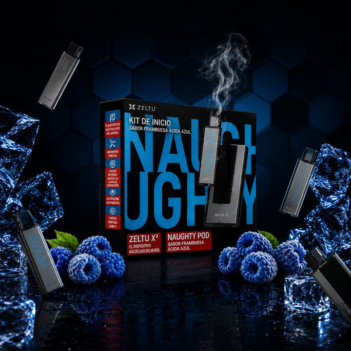 Naughty Pod Starter Kit — Blue Sour Raspberry