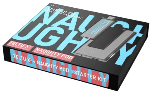 Naughty Pod Starter Kit — Blue Sour Raspberry