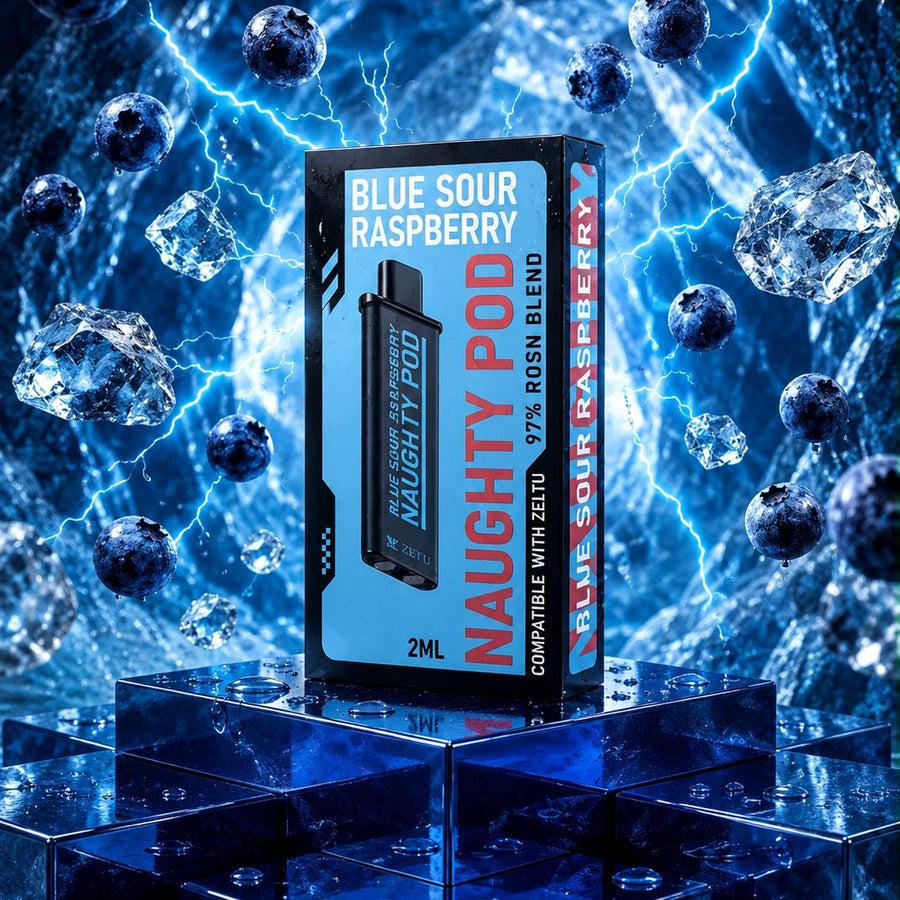 Naughty Pod Blue Sour Raspberry