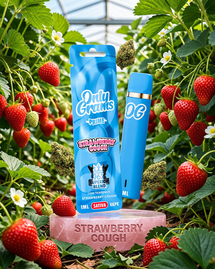 Vaper desechable Only Grams Prime — Strawberry Cough