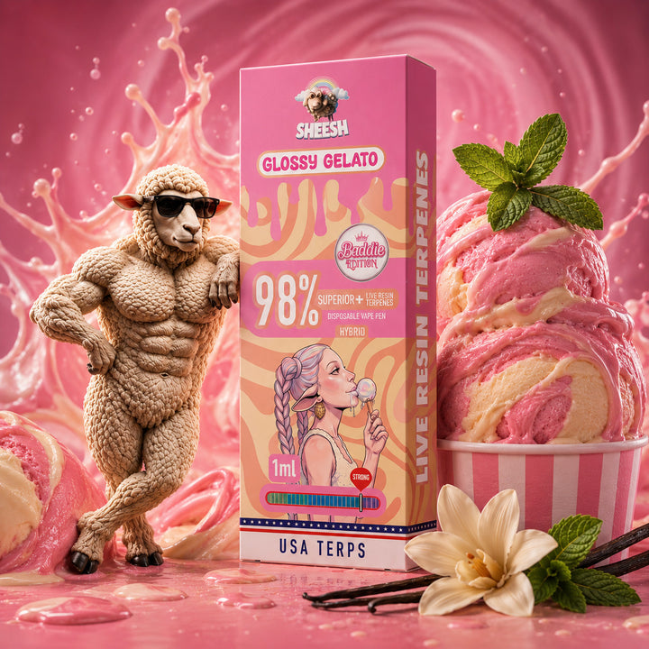 Vaper desechable Sheesh H3 Glossy Gelato Pro 1ml