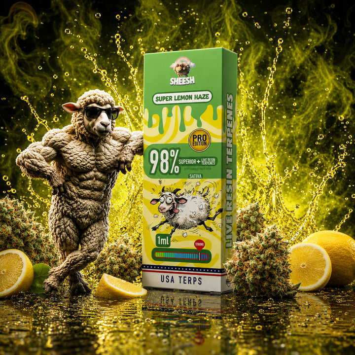 Vaper desechable Sheesh H3 Super Lemon Haze Pro 1ml